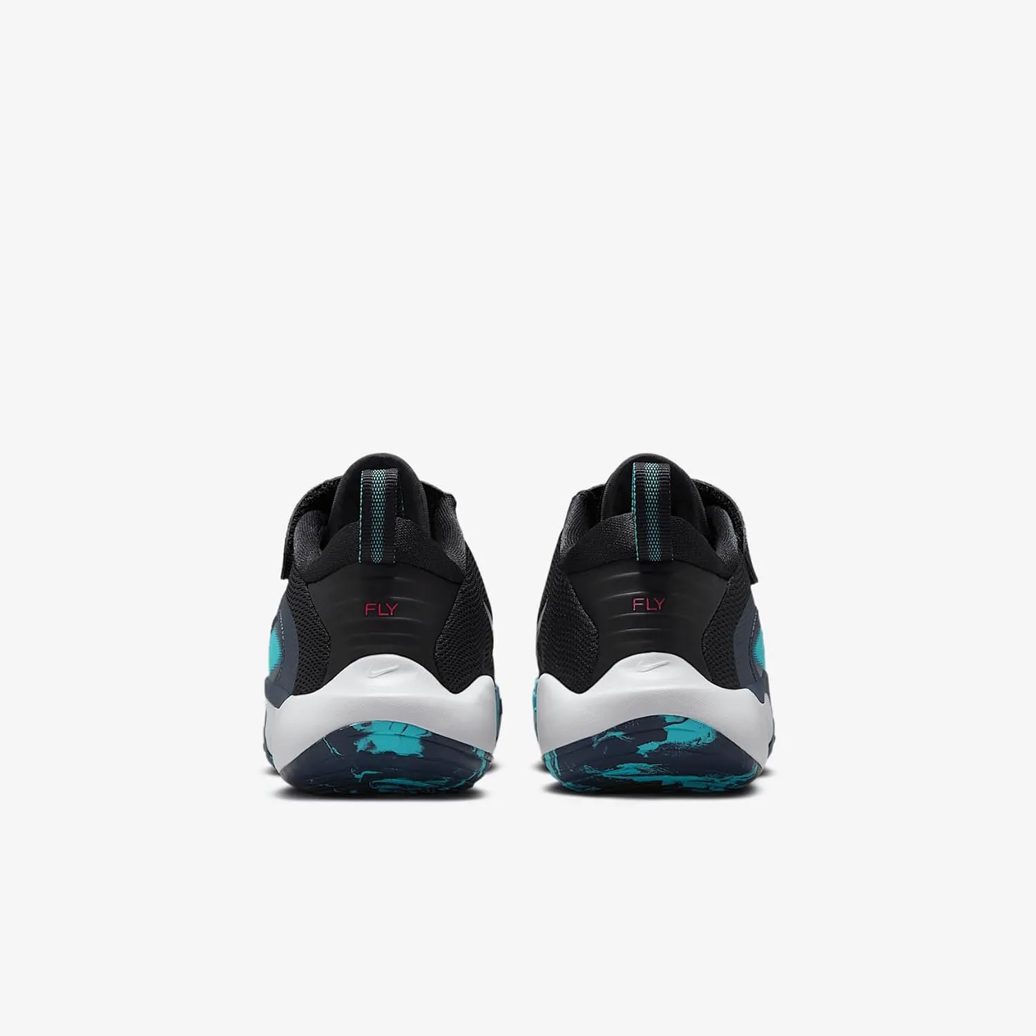 Nike IsoFly Little Kids' Basketball Shoes (FQ7670-004, Black/Dusty Cactus/Thunder Blue/Bright Crimson)