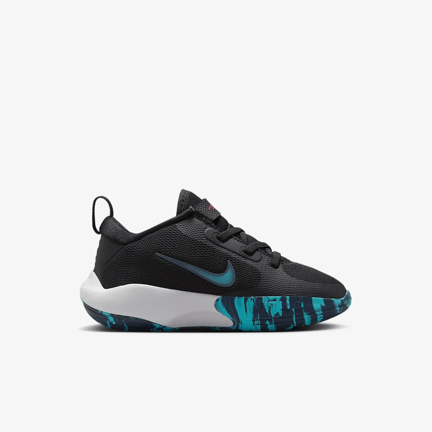 Nike IsoFly Little Kids' Basketball Shoes (FQ7670-004, Black/Dusty Cactus/Thunder Blue/Bright Crimson)