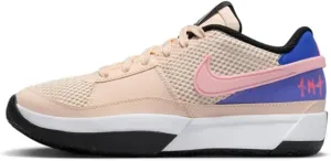Nike Ja 1 Big Kids' Basketball Shoes (DX2294-802, Guava ICE/White/Black/Medium Soft Pink)