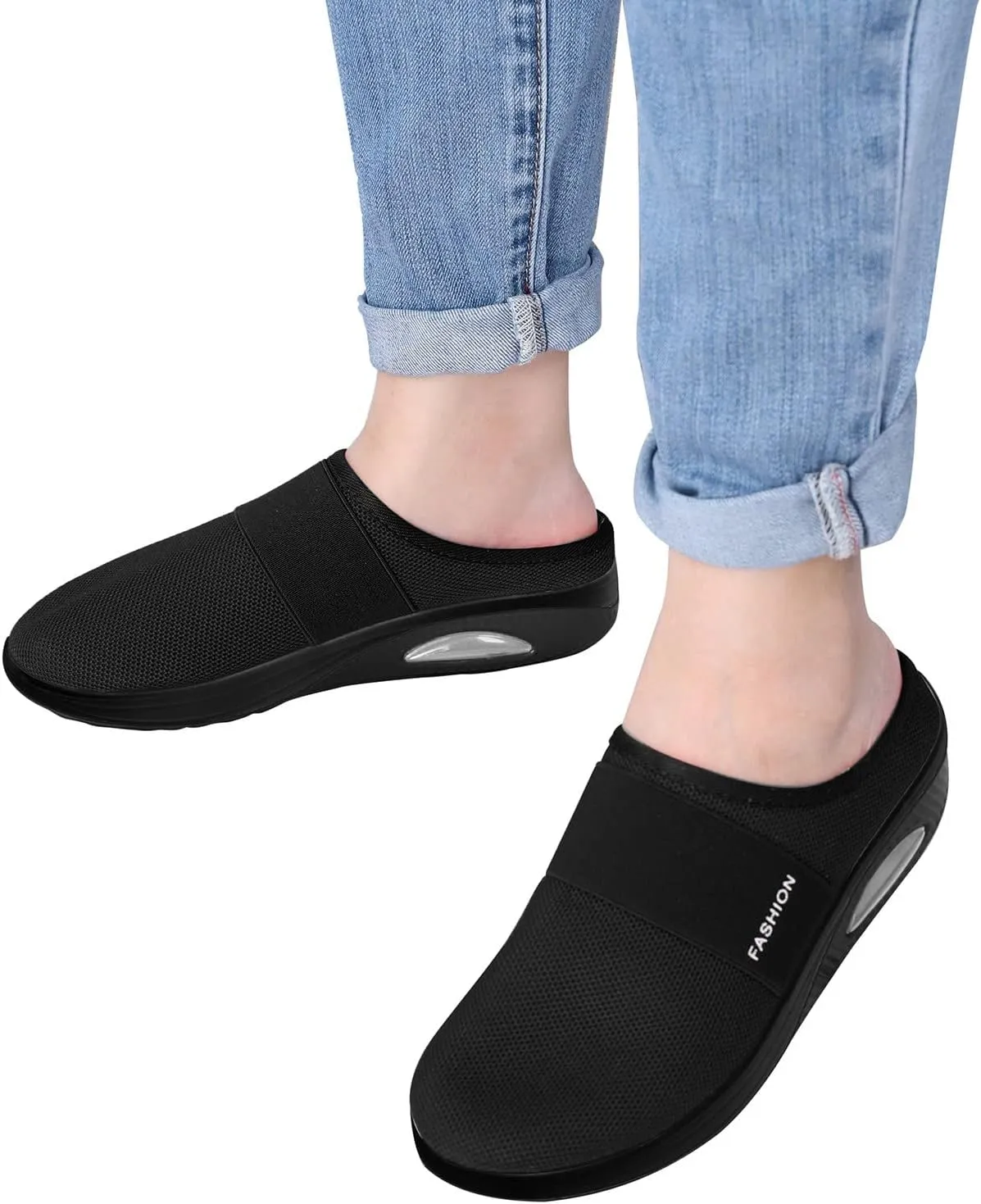 Non Slip Shoes for Women Food Service Plantar Fasciitis Sneakers for Women Wide Width 2023 All Black Dressy Sneakers for Women Womens Black Slip On Sneakers Size 7 Comfy Shoes for Women Fall