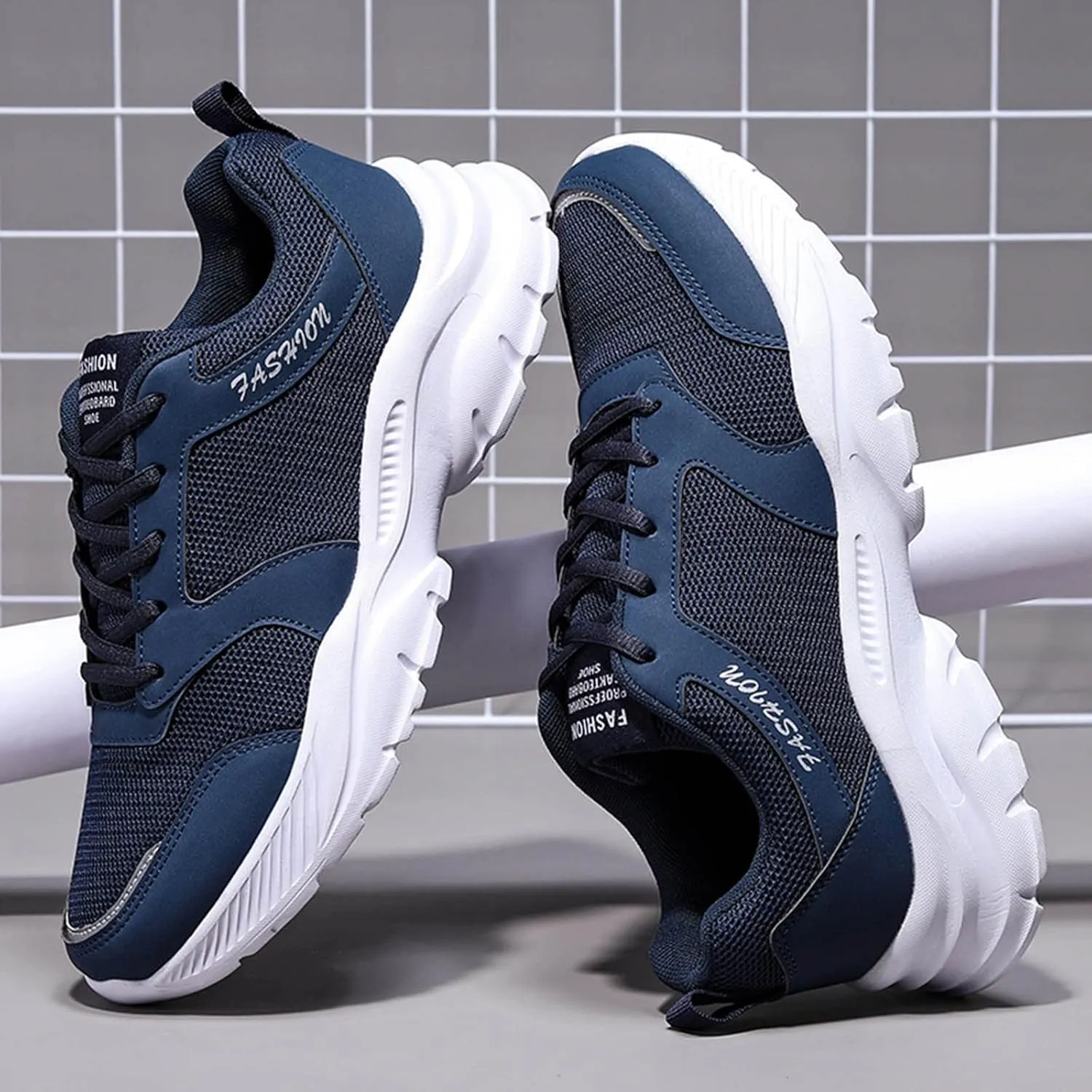 Non Slip Work Sport Shoes for Men Recovery Air Athletic Running Tennis Shoe Arch Support Walking Shoes for Men