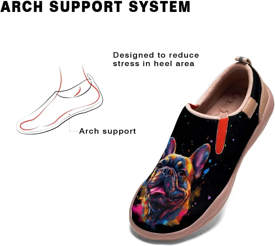 Onehorse Kids Slip On Sneakers Boy Girl Walking Casual Loafers Animal Splatter Art Painted Travel Holiday Shoes(Big Kid/Little Kid/Toddler)