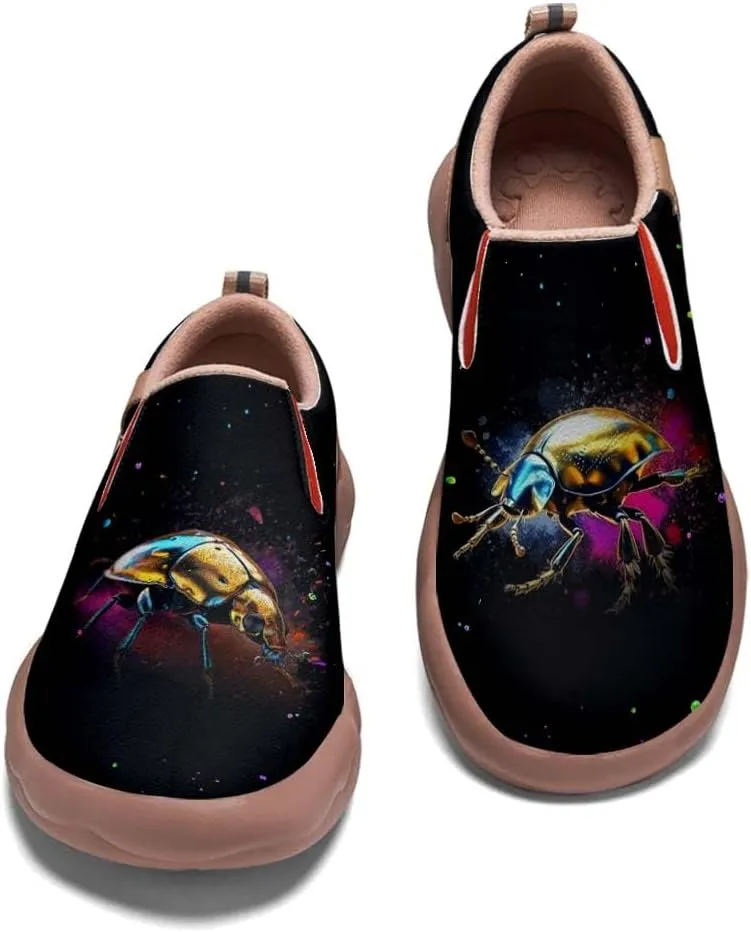 Onehorse Kids Slip On Sneakers Boy Girl Walking Casual Loafers Animal Splatter Art Painted Travel Holiday Shoes(Big Kid/Little Kid/Toddler)
