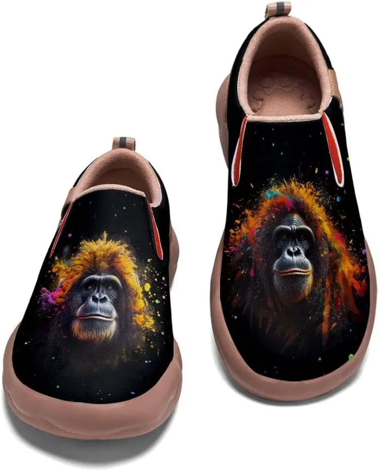 Onehorse Kids Slip On Sneakers Boy Girl Walking Casual Loafers Animal Splatter Art Painted Travel Holiday Shoes(Big Kid/Little Kid/Toddler)