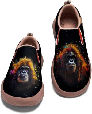 Onehorse Kids Slip On Sneakers Boy Girl Walking Casual Loafers Animal Splatter Art Painted Travel Holiday Shoes(Big Kid/Little Kid/Toddler)