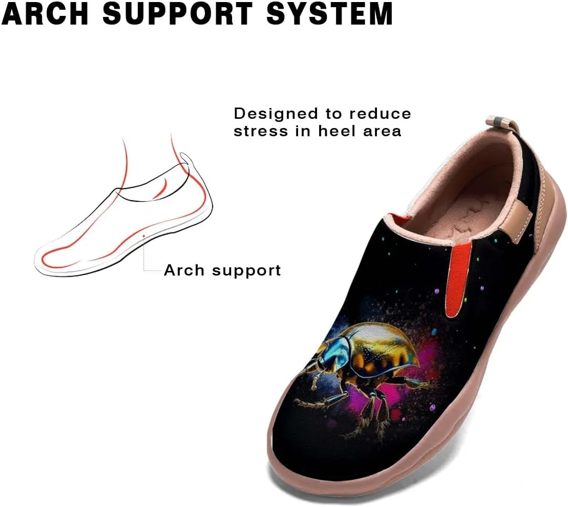 Onehorse Kids Slip On Sneakers Boy Girl Walking Casual Loafers Animal Splatter Art Painted Travel Holiday Shoes(Big Kid/Little Kid/Toddler)