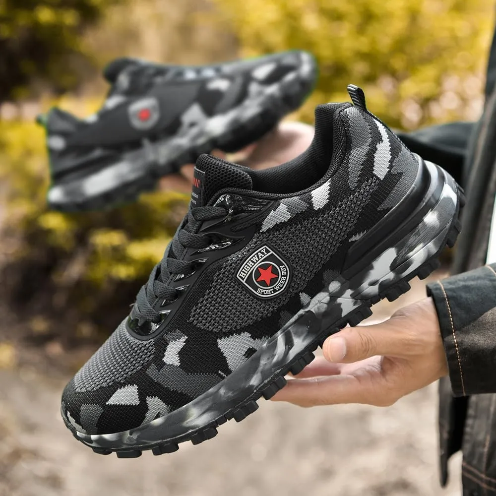 Outdoor Sports Cross-Country Running Hiking Shoes Leisure Breathable Non-Slip wear-Resistant Training Camouflage Shoes