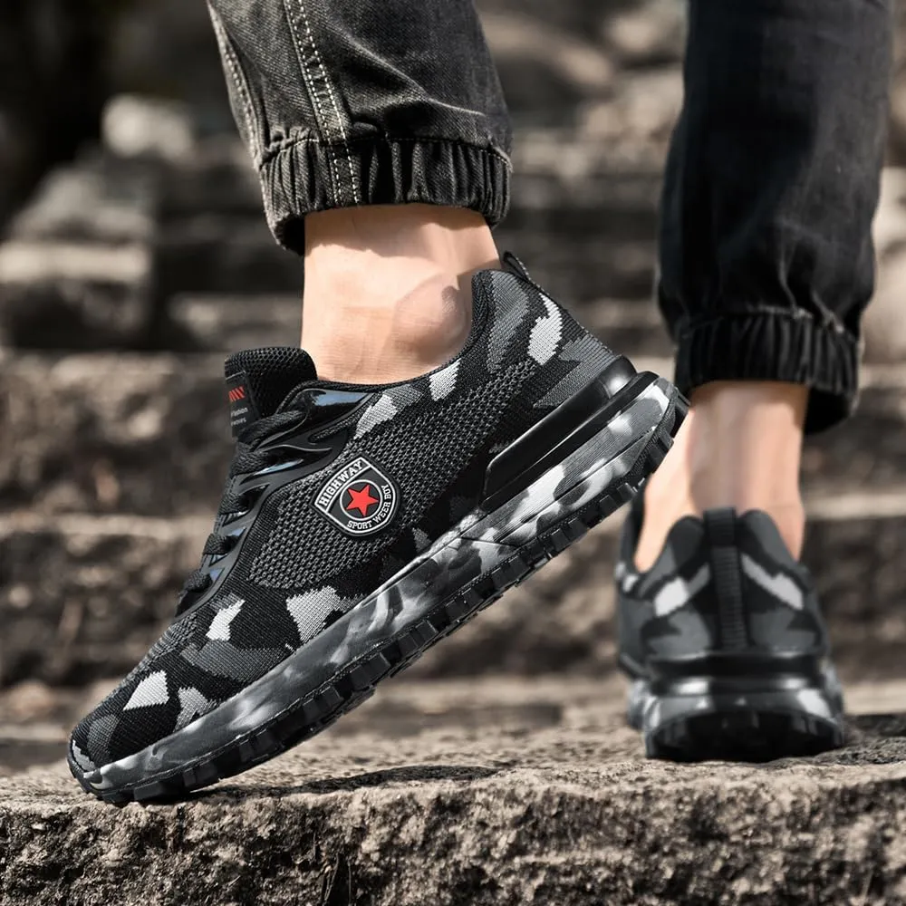 Outdoor Sports Cross-Country Running Hiking Shoes Leisure Breathable Non-Slip wear-Resistant Training Camouflage Shoes