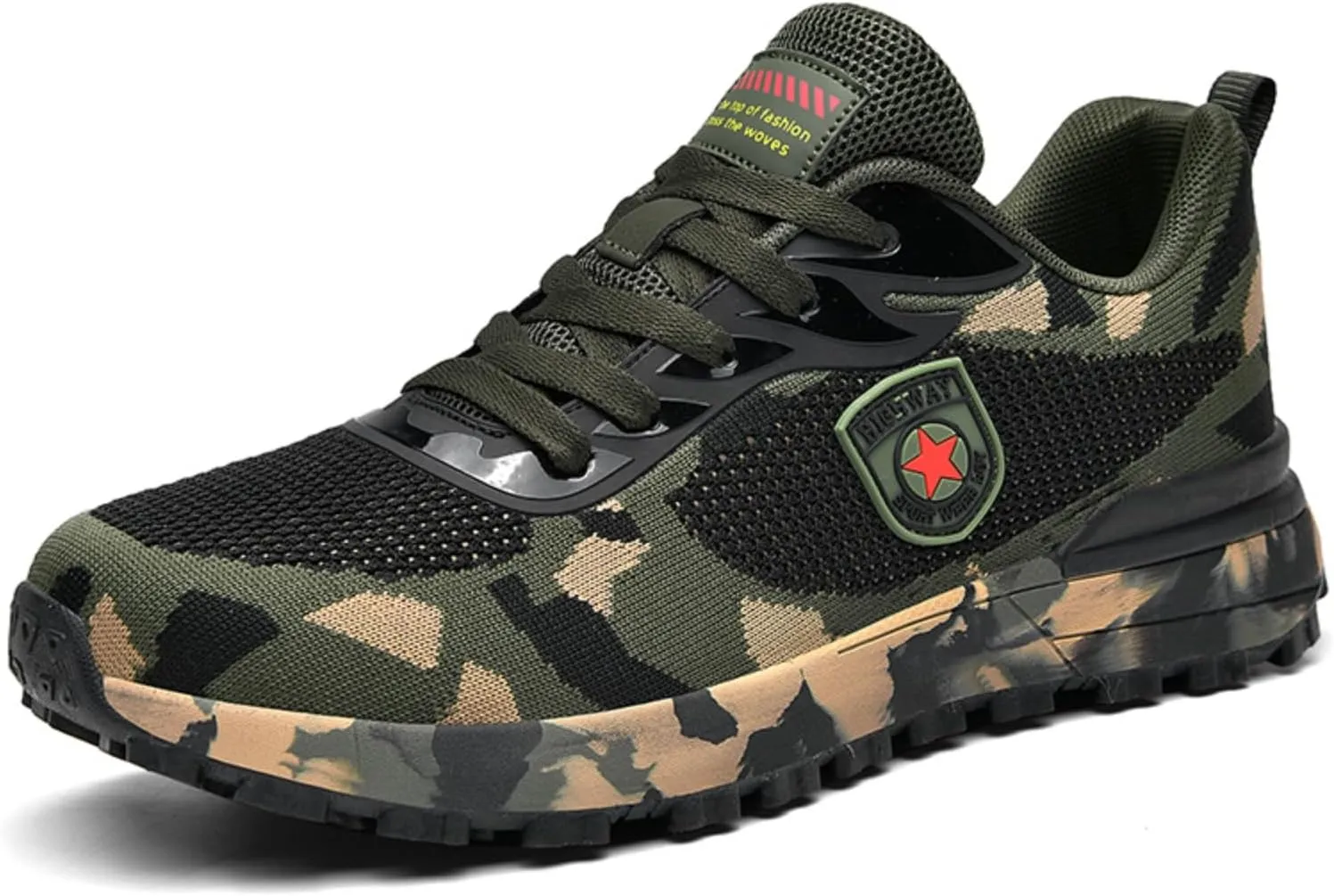 Outdoor Sports Cross-Country Running Hiking Shoes Leisure Breathable Non-Slip wear-Resistant Training Camouflage Shoes