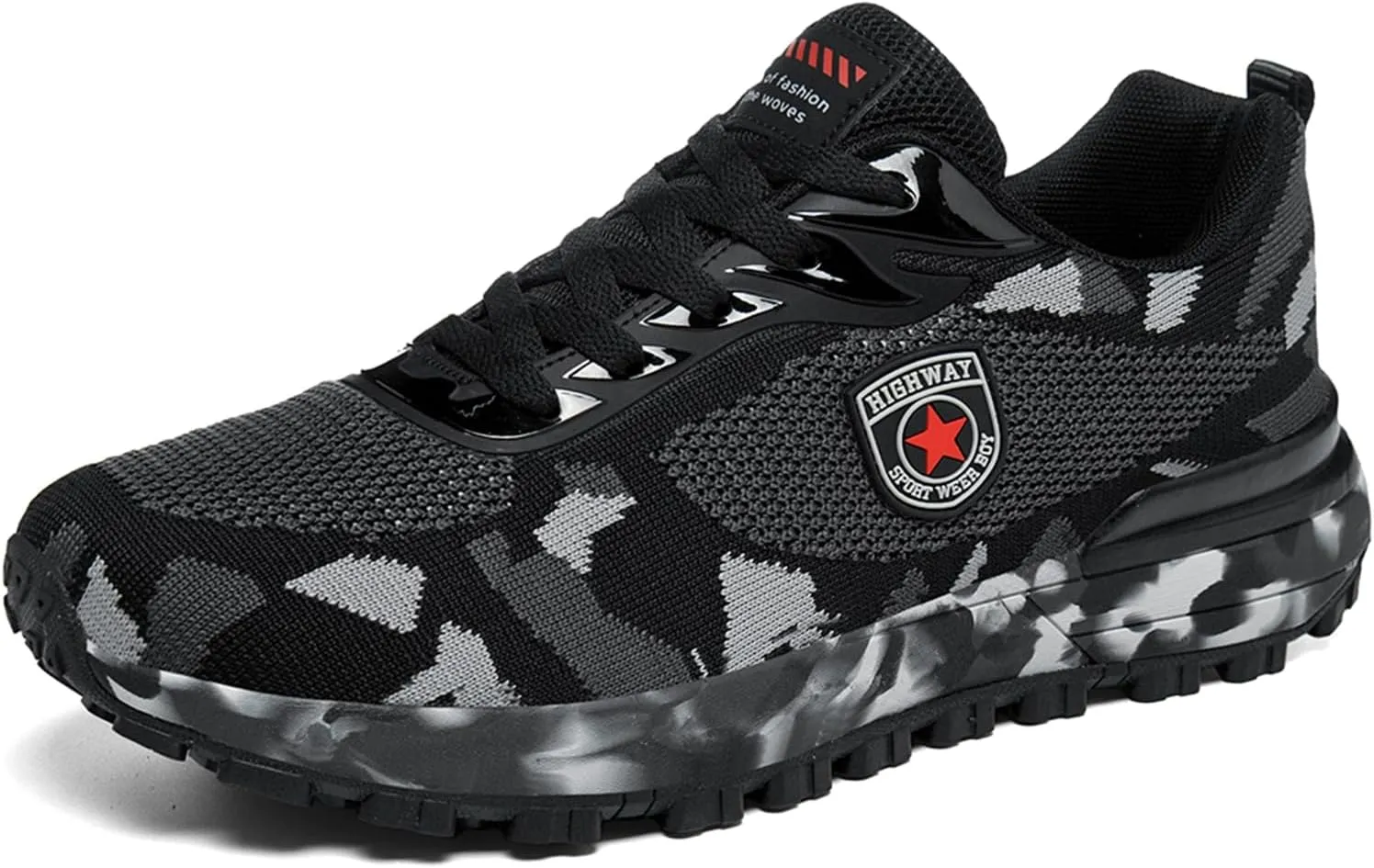 Outdoor Sports Cross-Country Running Hiking Shoes Leisure Breathable Non-Slip wear-Resistant Training Camouflage Shoes