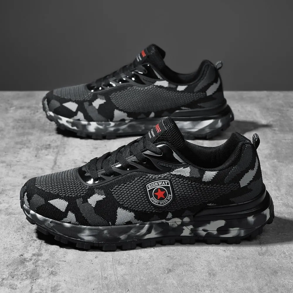 Outdoor Sports Cross-Country Running Hiking Shoes Leisure Breathable Non-Slip wear-Resistant Training Camouflage Shoes