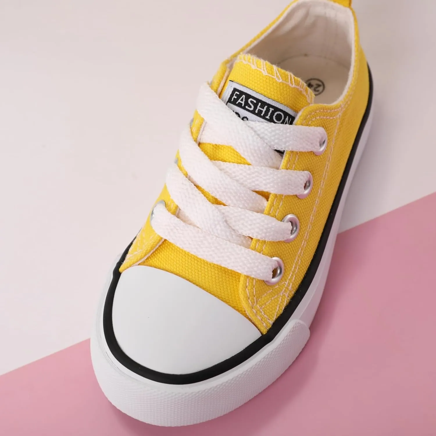 PATPAT Toddler Kid Canvas Sneaker Boys and Girls Slip On Sneakers Toddler Little Kid Big Kid Sneakers Shoes