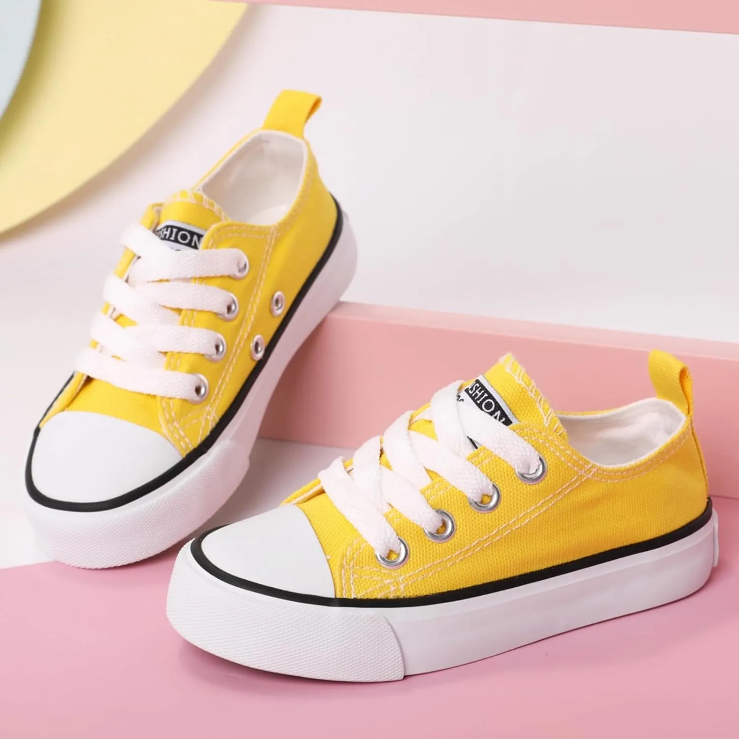 PATPAT Toddler Kid Canvas Sneaker Boys and Girls Slip On Sneakers Toddler Little Kid Big Kid Sneakers Shoes