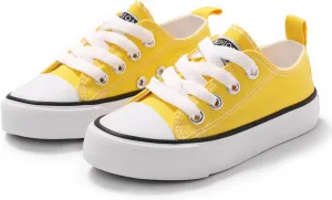 PATPAT Toddler Kid Canvas Sneaker Boys and Girls Slip On Sneakers Toddler Little Kid Big Kid Sneakers Shoes