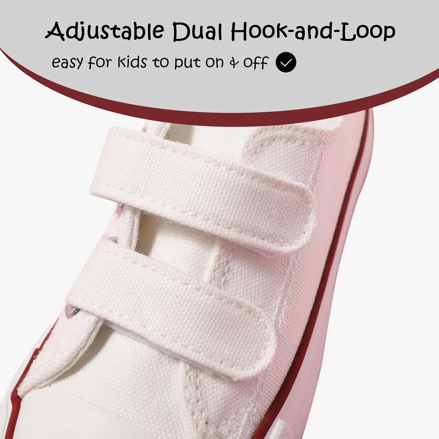 PATPAT Toddler Shoes for Girl & Boy, Toddler Sneakers Little Kid Shoes [Breathable & Comfortable] [Lightweight & Durable] Casual, Stylish and Comfortable Slip-On Canvas Sneaker Toddler Shoes Size