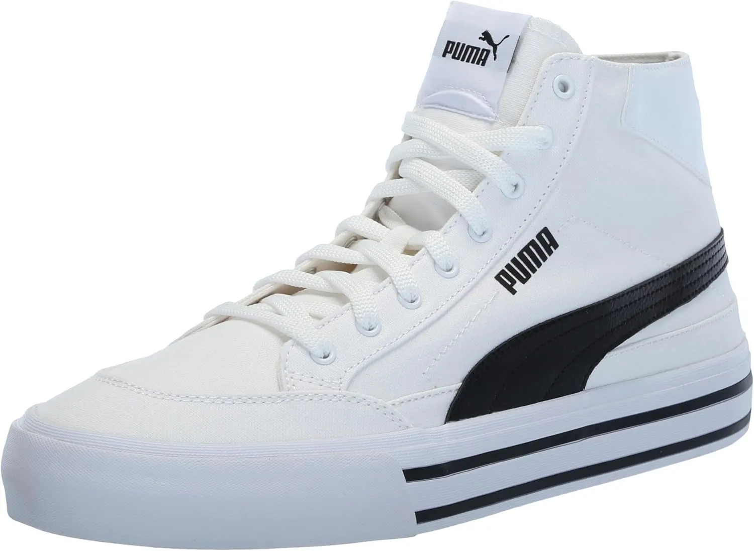 PUMA Men's Court Classic Vulc Mid Sneaker