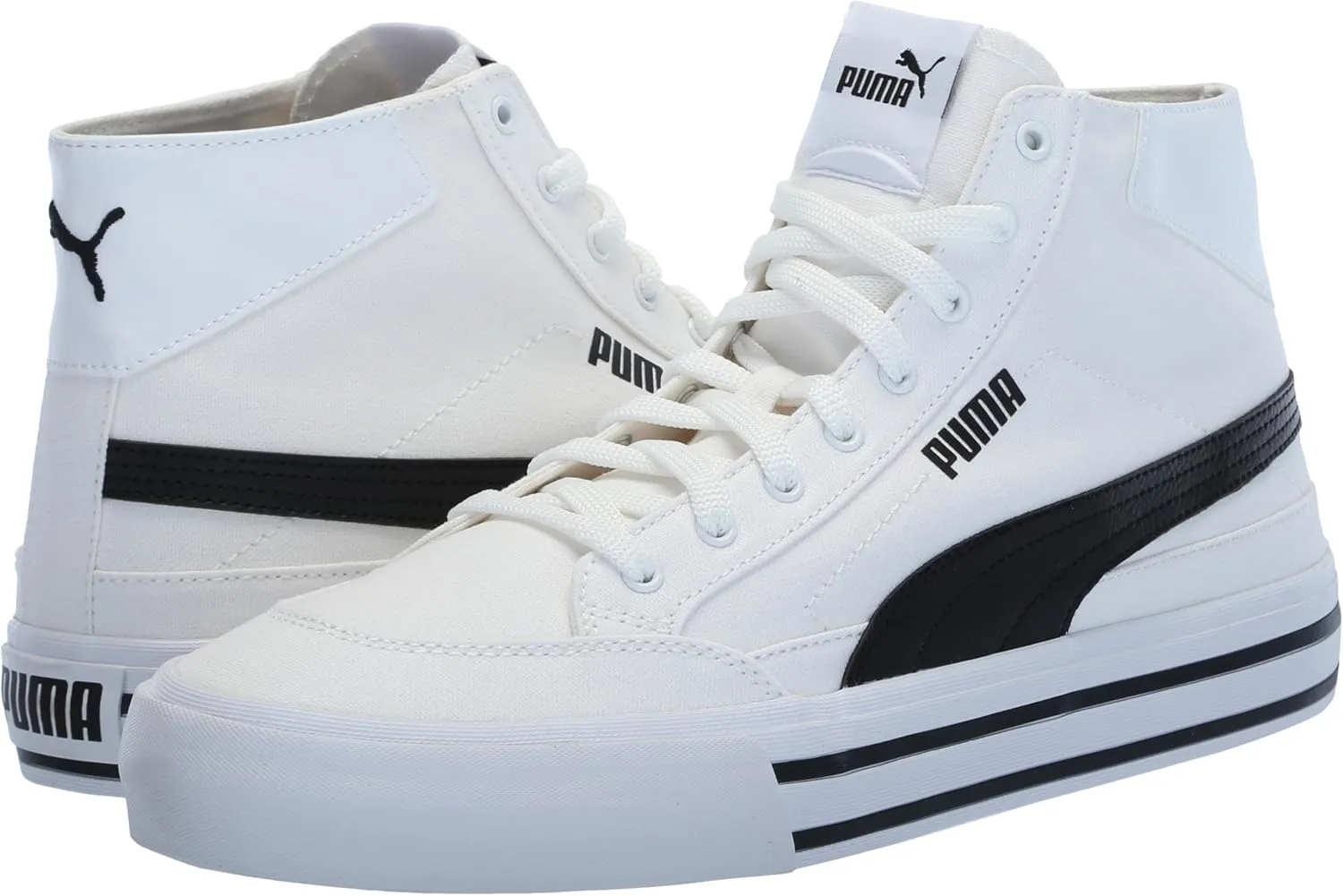 PUMA Men's Court Classic Vulc Mid Sneaker