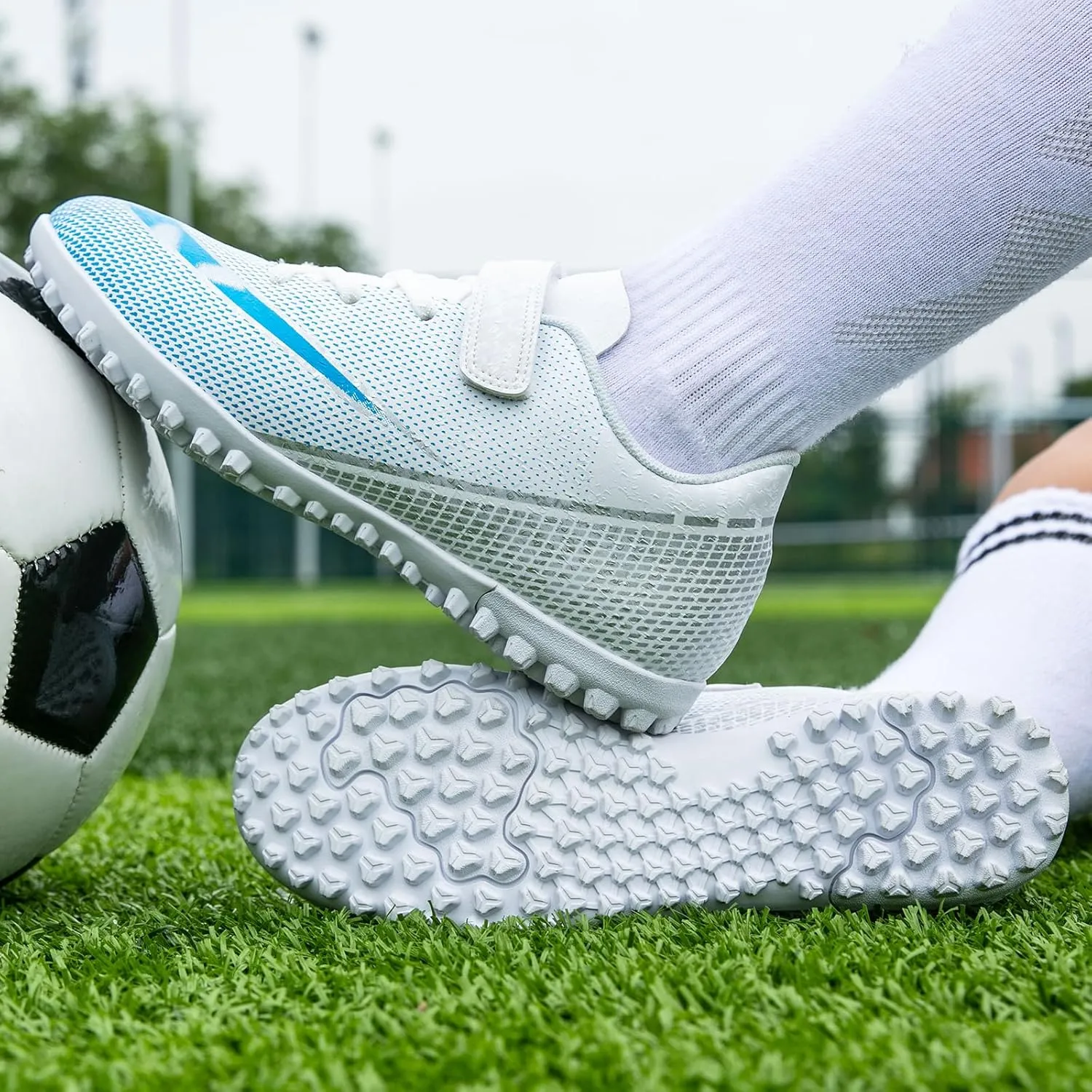 RDGO Boys Girls Soccer Cleats Indoor Soccer Shoes (Little Kid/Big Kid) TF