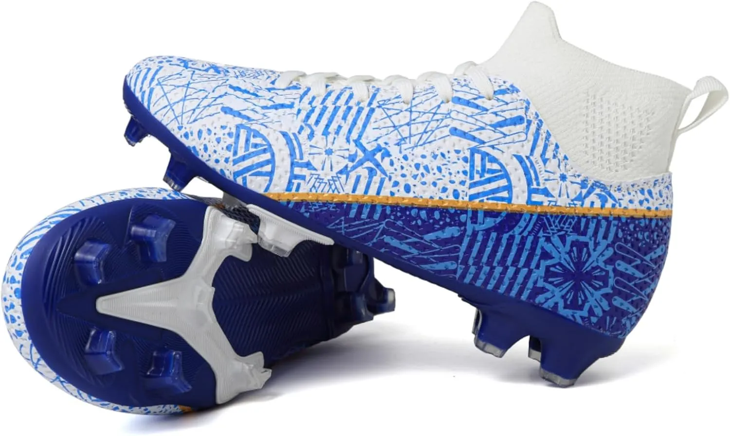 RDGO Boys Girls Soccer Cleats Lace Up Cleats(Little Kid/Big Kid)/AG