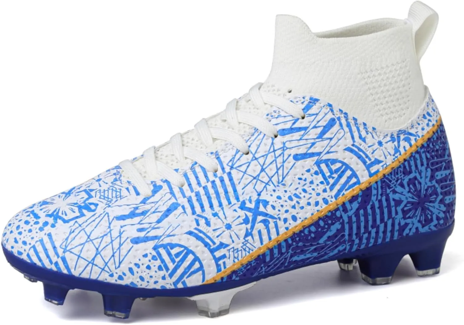 RDGO Boys Girls Soccer Cleats Lace Up Cleats(Little Kid/Big Kid)/AG