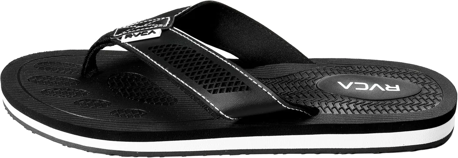 RVCA Perforated T-Bar Sandals - Breathable, Cushioned, and Durable Footwear