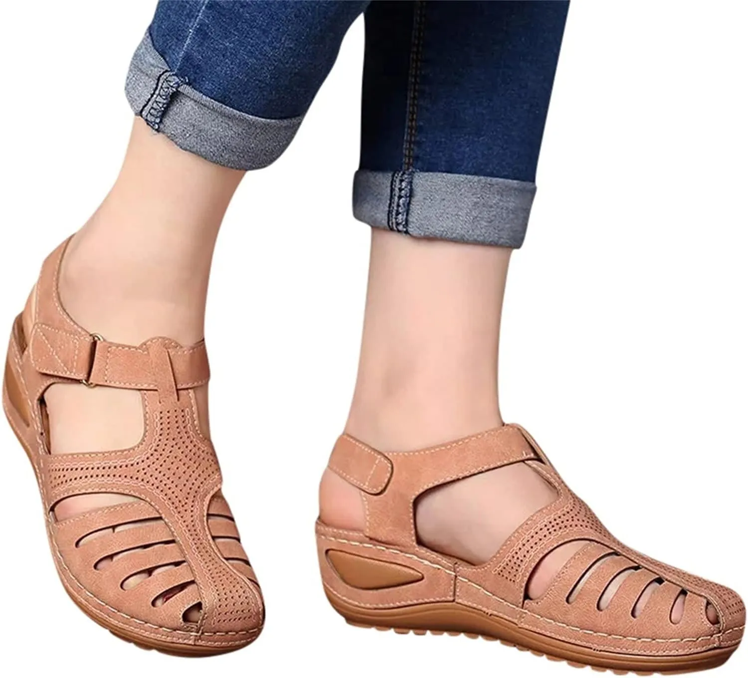 SBGMoSJ Orthopedic Sandals for Men Plantar Fasciitis Best Walking Sandals for Women Travel Dressy Wide Low Wedges for Women Evening Best Mens Flip Flops Black Platform Sandals Nude Heel Sandals