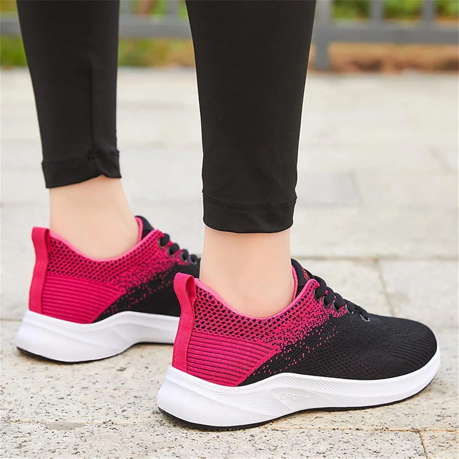 SBGMoSJ Women's High Top Wedge Fashion Sneakers Hidden Heel Women Orthopedic Sneakers Walking Shoes Slip On Tennis Shoes for Women Women's Sneakers Zapatos CóModos para Mujeres Embarazadas