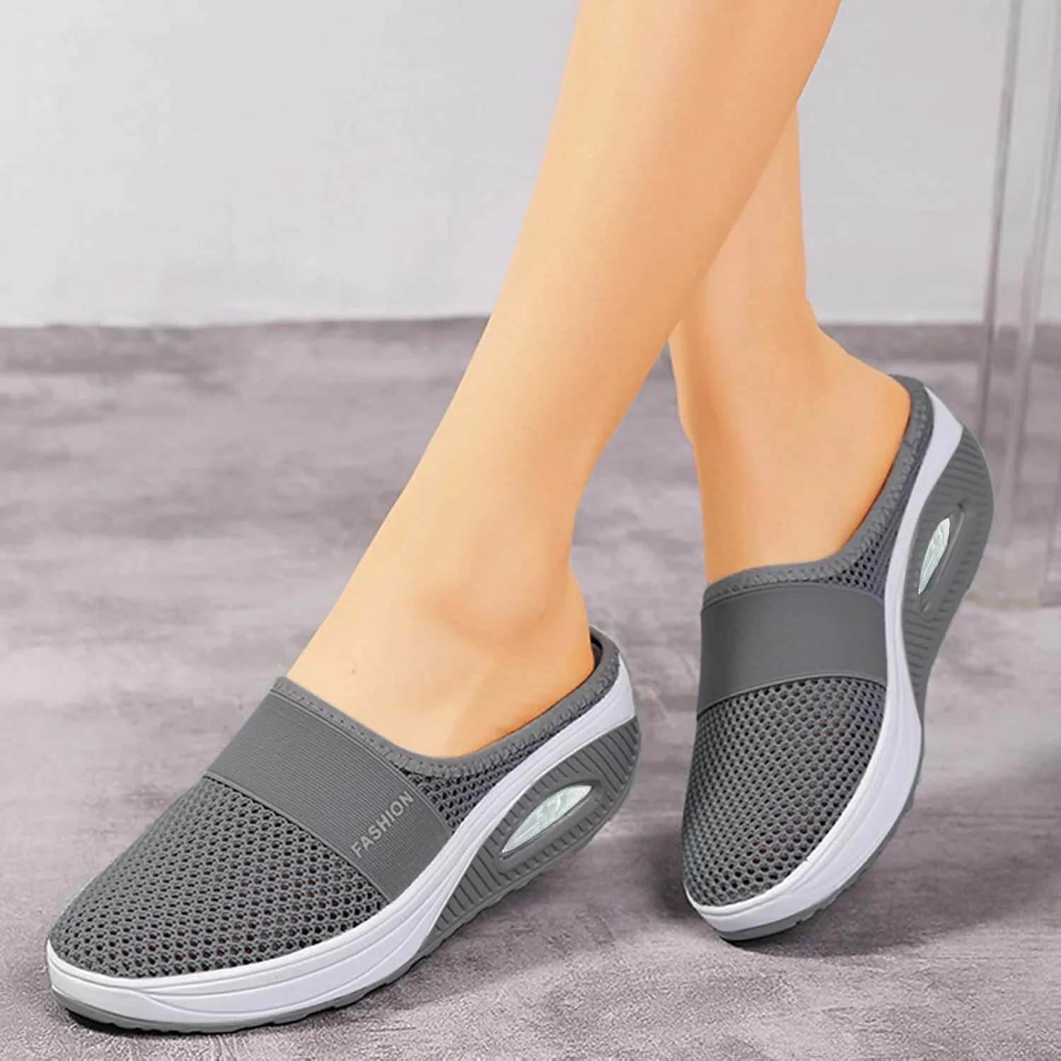 SBGMoSJ Womens Sneakers Size 6 Slip Ons Black Sneakers Women Trendy Hiking Shoes Women Lightweight Breathable Women Sneakers Women's Comfortable Working Nurse Shoes Non-Slip Size 6.5