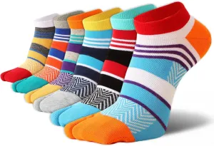 Tabi Socks Athletic Cotton Crew Length Quarter Ankle Two Toe for Women and Men