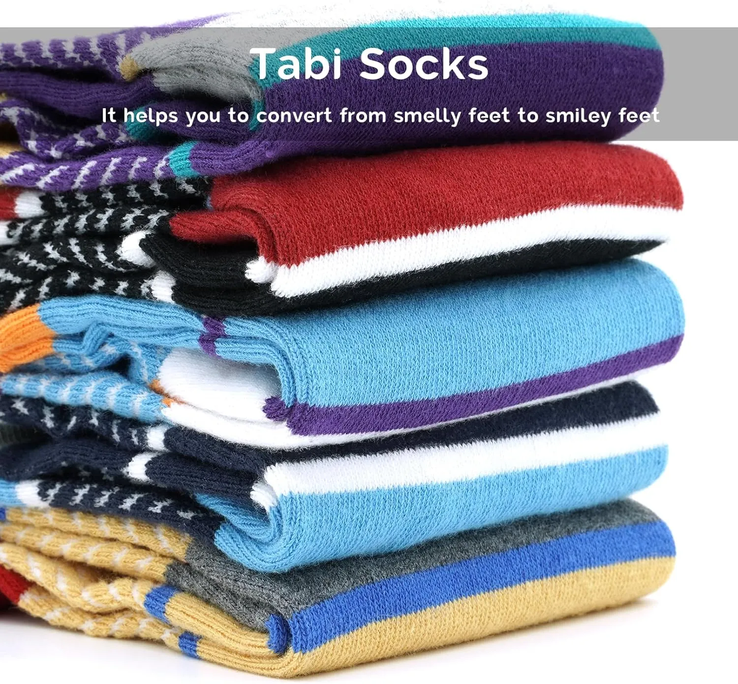 Tabi Socks Athletic Cotton Crew Length Quarter Ankle Two Toe for Women and Men