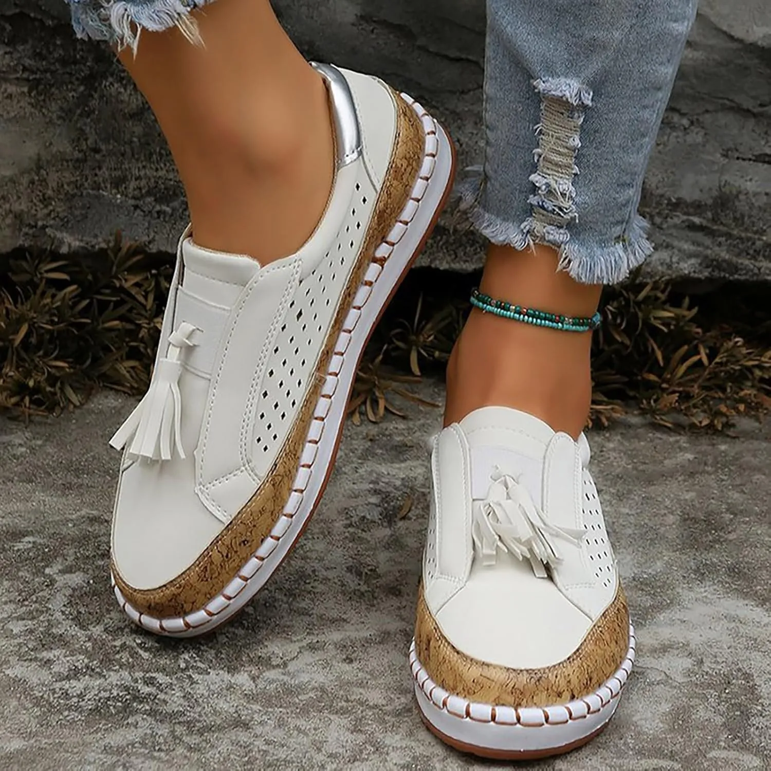 Tennis Shoes Womens Arch Support Dress Casual Shoes Women Shoes Sneakers Slip On Sneakers Walking Tennis Shoe Waterproof Tennis Shoe Loafers Casual Slip On