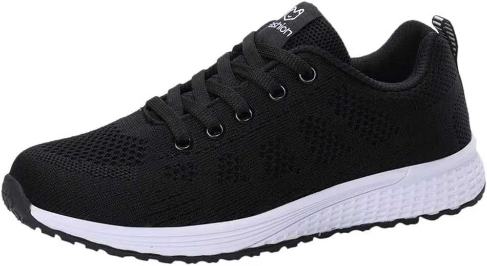 Tennis Shoes Womens Dress Casual Shoes for Men Platfrom Sneakers Walking Shoes Wide Width Mesh Breathable Hiking Shoes Low Top Lightweight