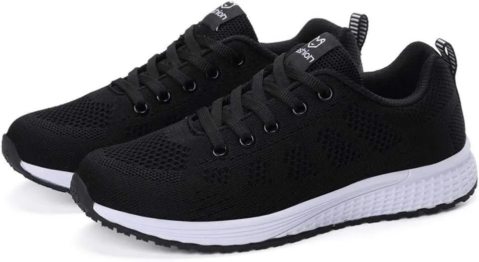 Tennis Shoes Womens Dress Casual Shoes for Men Platfrom Sneakers Walking Shoes Wide Width Mesh Breathable Hiking Shoes Low Top Lightweight