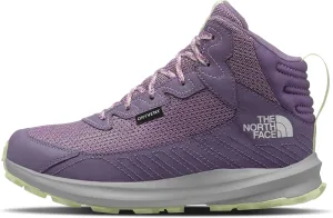The North Face Youth Fastpack Hiker Mid WP Kids Hiking Boots Lunar Slate/Lupine 7