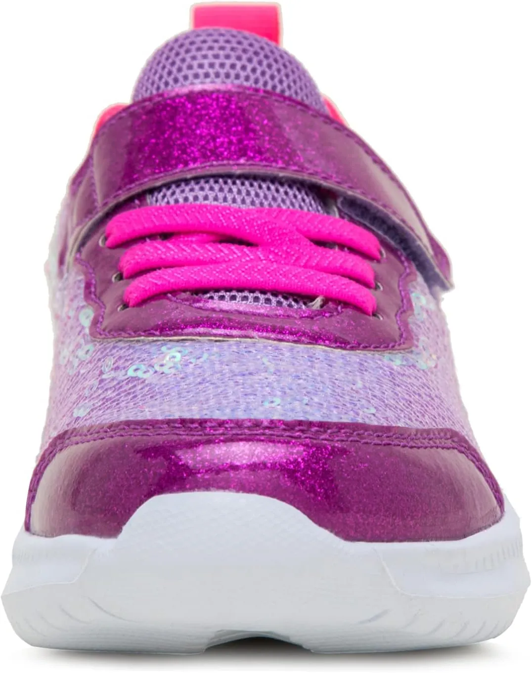 Toandon Toddler Kids Sneakers Sparkle Fashion Glitter Sequins Canvas Shoes