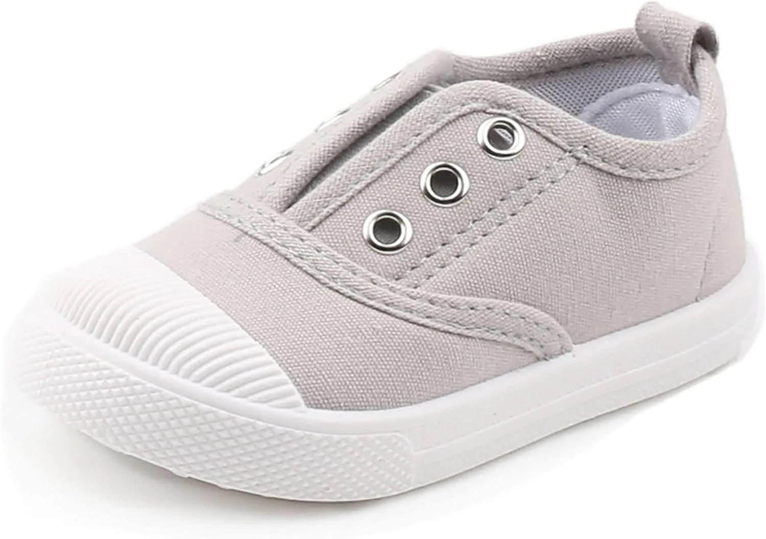 Toddler Girls Boys Canvas Shoes Lightweight Breathable Sneakers Washable Strap for Walking