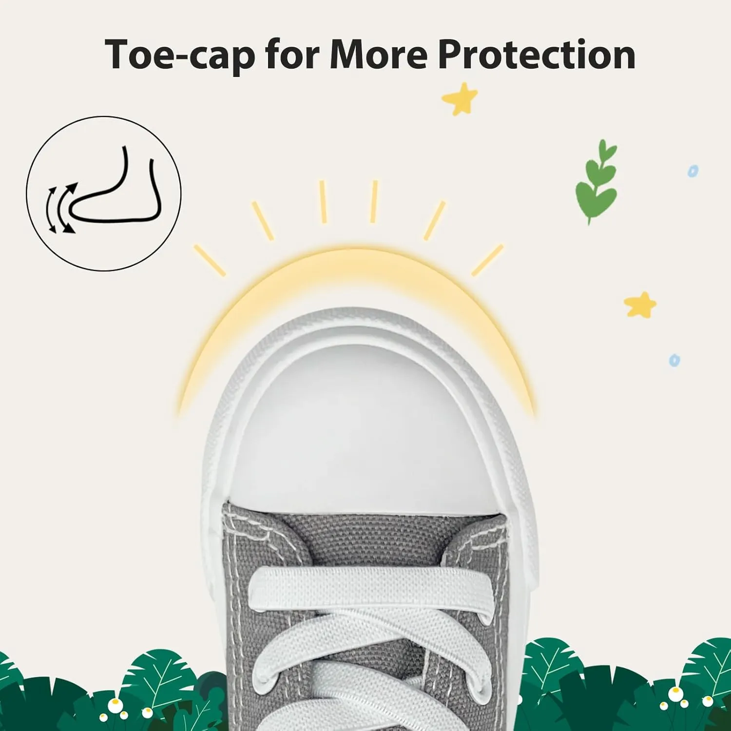 Toddler Kids Sneakers Boys and Girls Canvas Shoes Slip On Lightweight Walking Shoes for Little Big Kids