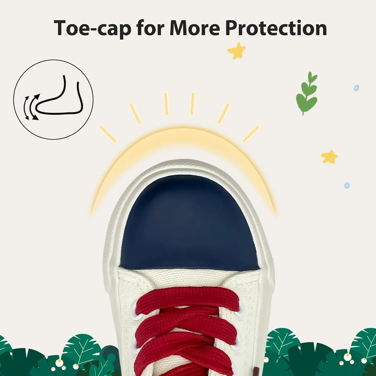 Toddler Kids Sneakers Boys and Girls Canvas Shoes Slip On Lightweight Walking Shoes for Little Big Kids
