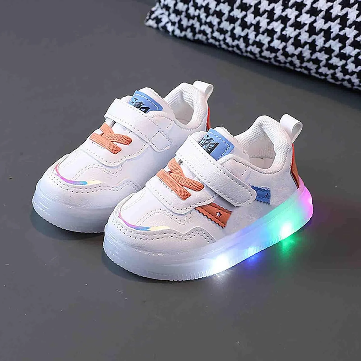 Toddler Led Light Up Sneaker Boys Girls Flashing Lightweight Mesh Breathable Sport Athletic Boy Shoes 10 Little Kid