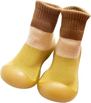 Toddler Sock Shoes,Infant Boys Girls Shoes First Walkers Contrast Color Antislip Socks Shoes Prewalker Sneaker Booties