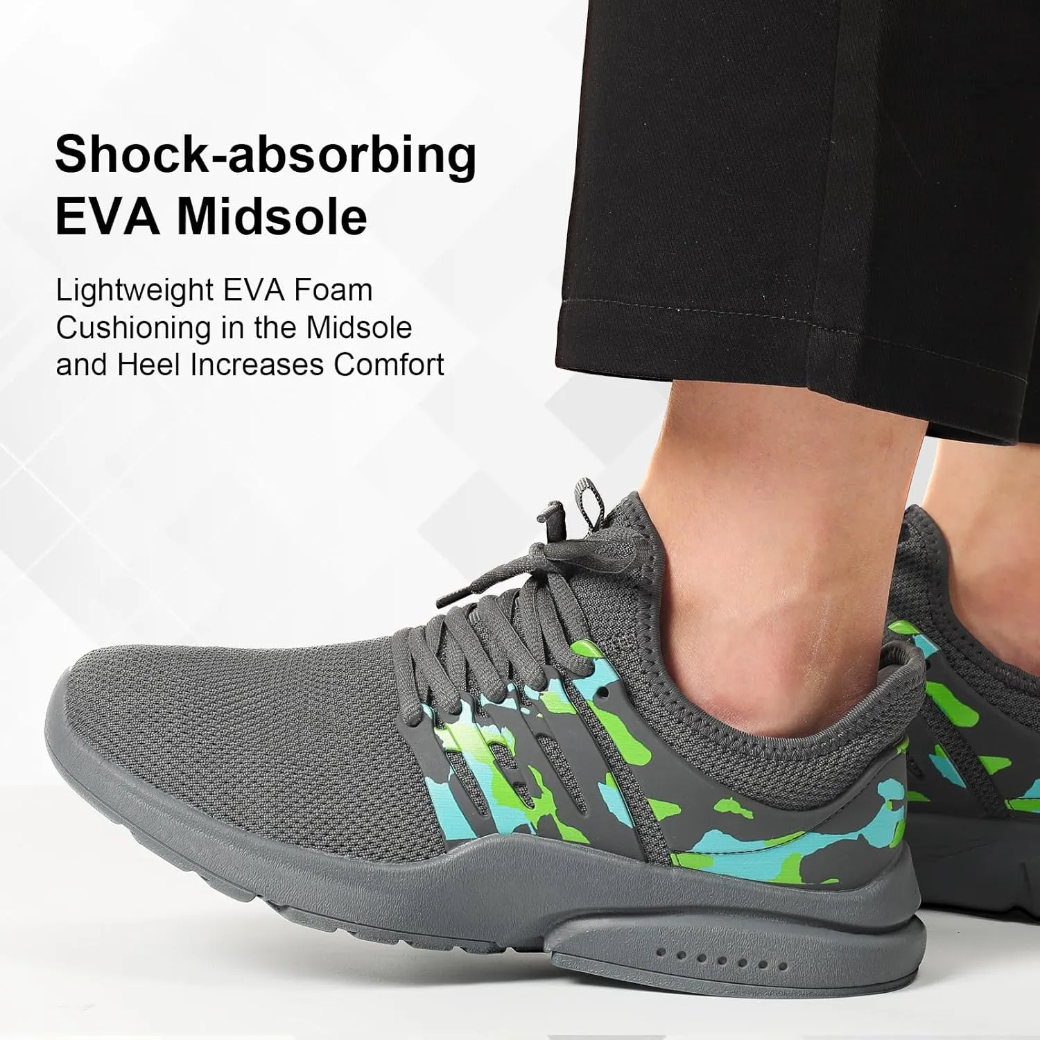 Troadlop Men's Running Shoes Non Slip