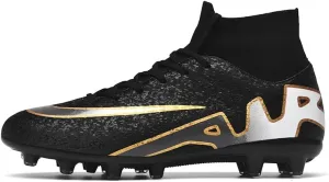 Unisex-Adult Soccer Cleats Lightweight Futsal Training Football Shoes for Big Boys