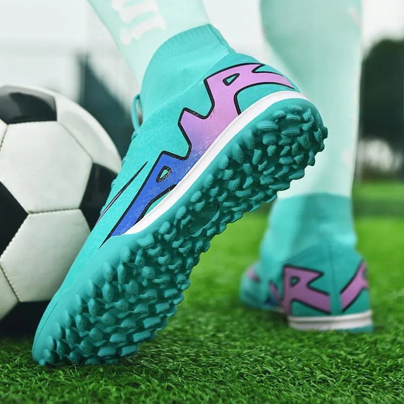 Unisex-Adult Soccer Cleats Lightweight Futsal Training Football Shoes for Big Boys