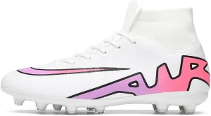 Unisex-Adult Soccer Cleats Lightweight Futsal Training Football Shoes for Big Boys