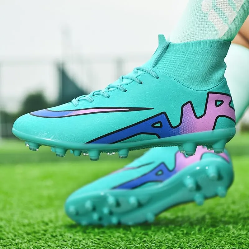 Unisex-Adult Soccer Cleats Lightweight Futsal Training Football Shoes for Big Boys