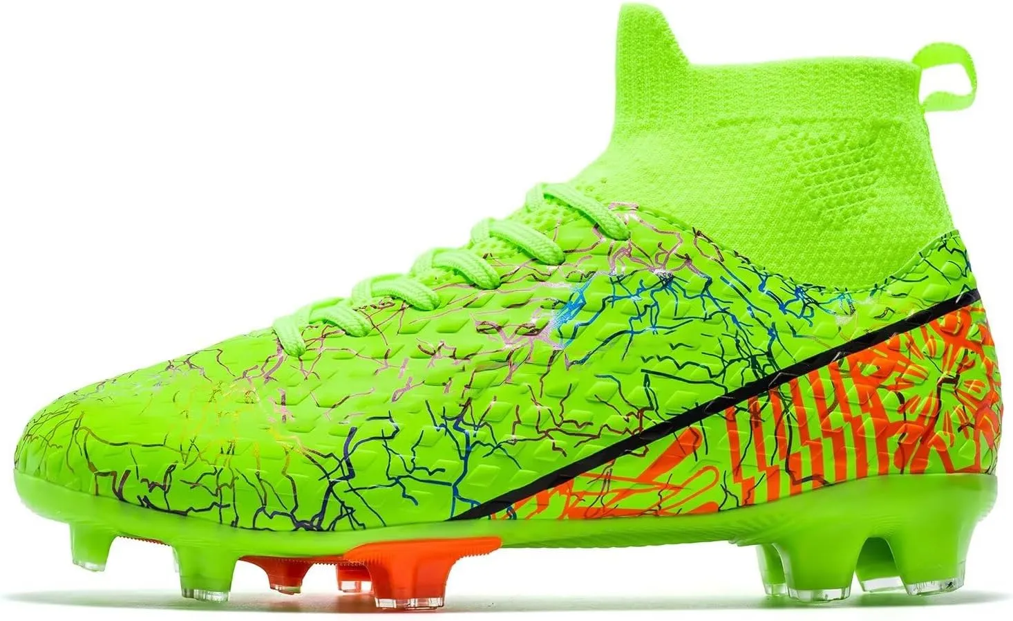 Unisex-Adult Soccer Cleats Lightweight Futsal Training Football Shoes for Big Boys