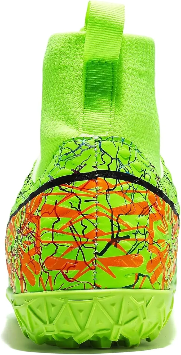 Unisex-Adult Soccer Cleats Lightweight Futsal Training Football Shoes for Big Boys