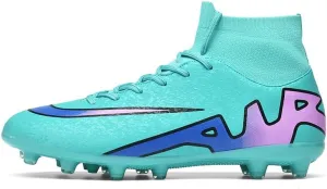 Unisex-Adult Soccer Cleats Lightweight Futsal Training Football Shoes for Big Boys