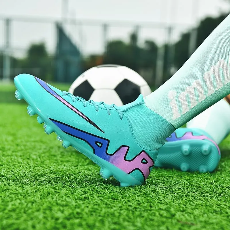 Unisex-Adult Soccer Cleats Lightweight Futsal Training Football Shoes for Big Boys