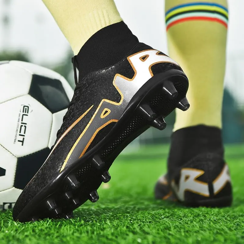 Unisex-Adult Soccer Cleats Lightweight Futsal Training Football Shoes for Big Boys